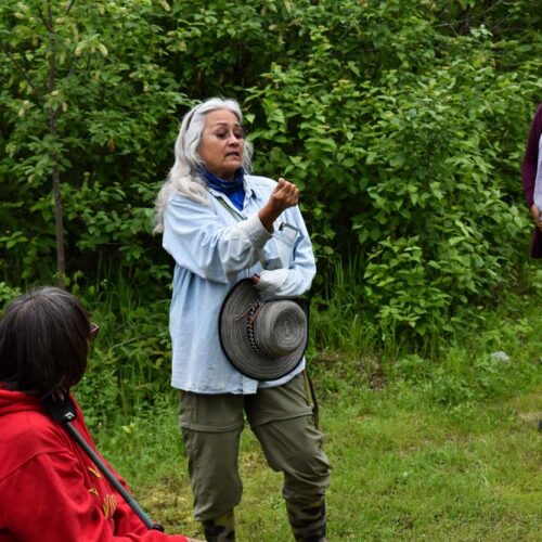 woman speaking